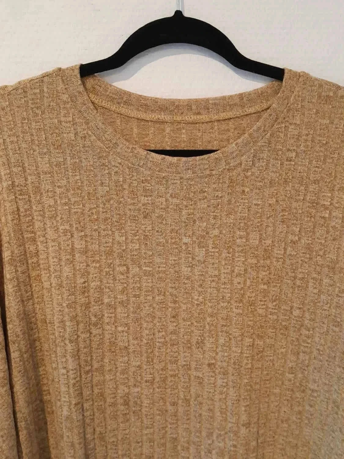 Blusa, noites frescas, verão, Cor Mostarda, Tamanho 4XL – photo 4